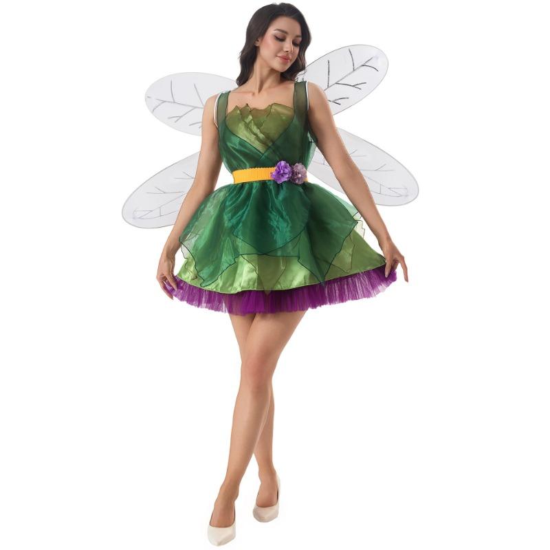 Fashion, Halloween Green Elf Wizard of Oz Stage Show CO Costume Adult Dress
