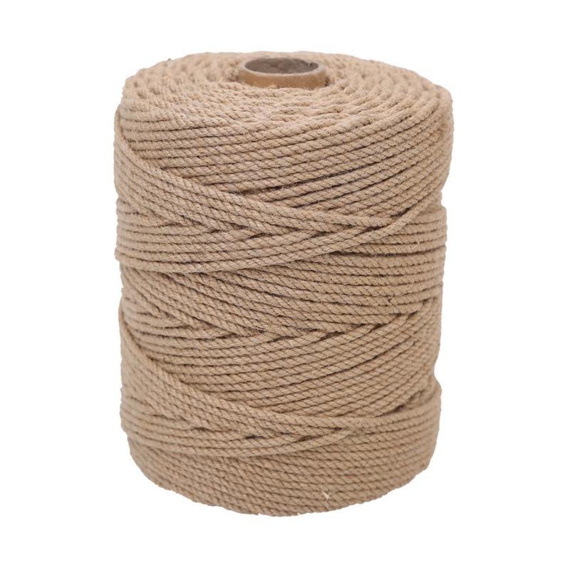 Handmade Retro Eco-Friendly Hemp Rope Thick and Thin Braided Cat Scratching Decorative DIY Bundled Toy Home Decor