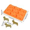 Dachshund Silicone Ice Mold Non-Stick Dog Shaped Silicone Molds For Ice Treats 9-cavity Chocolate Moulds Ice Mold Cake Molds