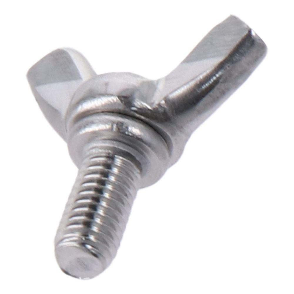 5PCS Metric Bolts M5x10mm Machine Screw 304 Stainless Steel Silver Tone Wing Bolts Thumb Screws