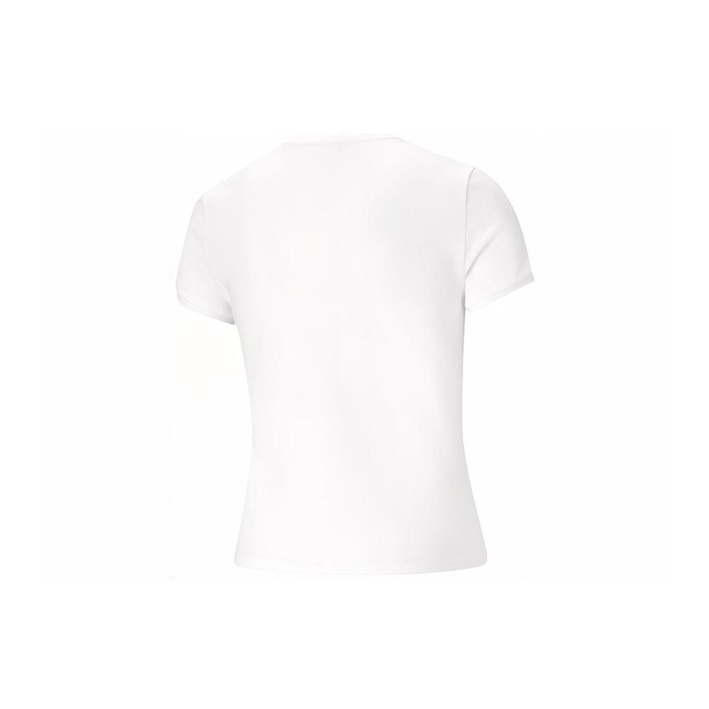 Puma Classics Breathable Casual Sports Crew Neck Short Sleeve T-Shirt Women Tops White 532562-02