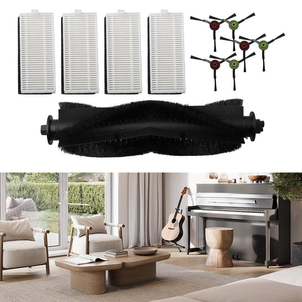 Efficient Cleaning Kit with Roller Brush Side Brushes and Filters for Cecotec For Conga 7490 Easy Maintenance Solution