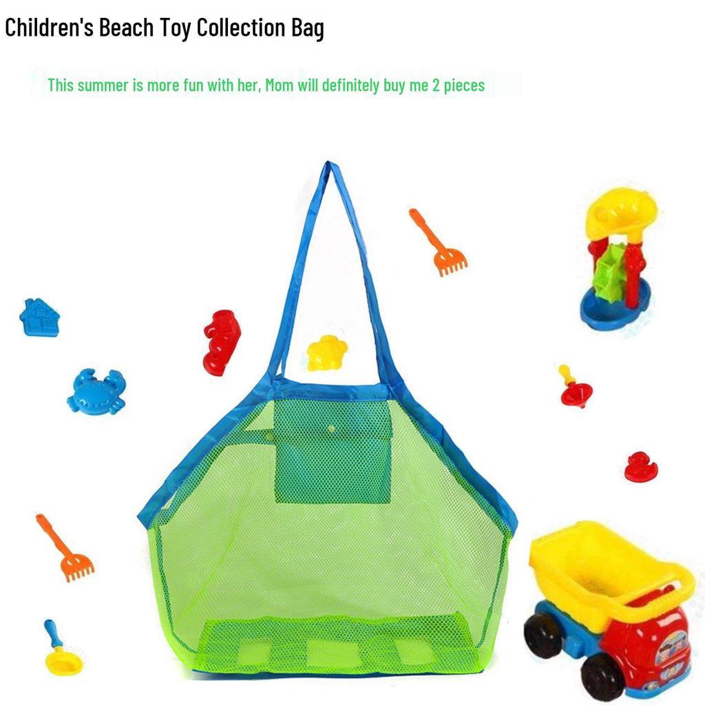 Multi-layer Kids' Toy & Sand Tool Mesh Storage Bag