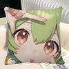 Anime Zundamon Pillow Case Square Pillow Bedroom Sofa Leisure Comfort Cushion Car Home Decoration