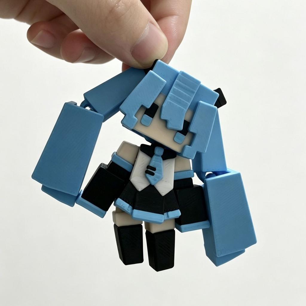 2027 Anime Hatsune Miku Block Pendant Bag Charm Keychain For Backpack Decor Fans Gift