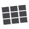 10 Pcs Mouse Grip Tape Hex Shape Super Thin Sweat Absorbing Anti Slip Black Acrylic Grip Sticker for