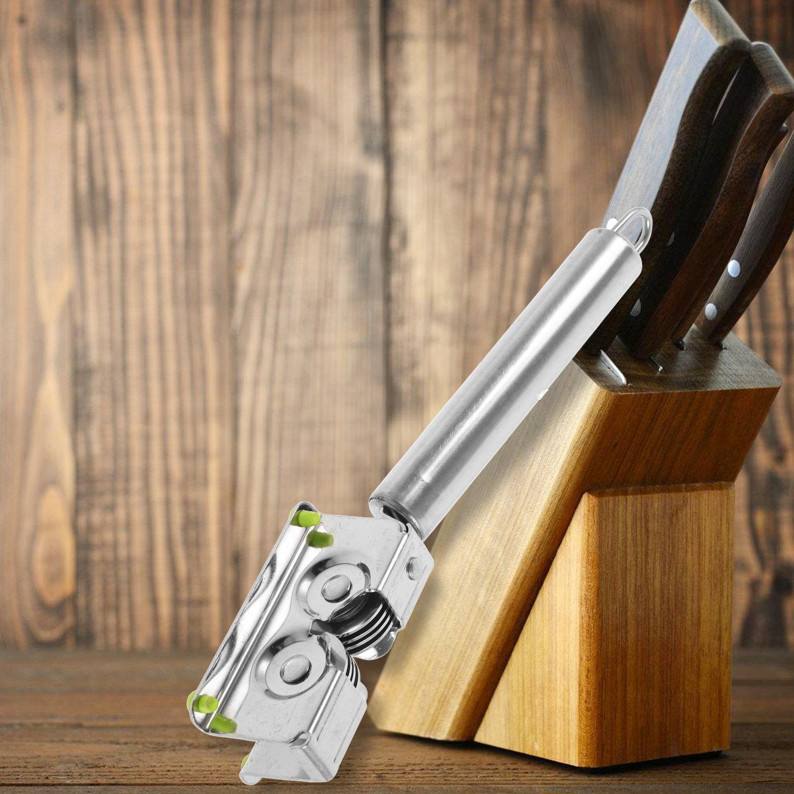 2Pcs Kitchen Cutter Sharpener Stainless Steel Multi-Use Portable Sharpening Tool for Household Cutters Scissors other