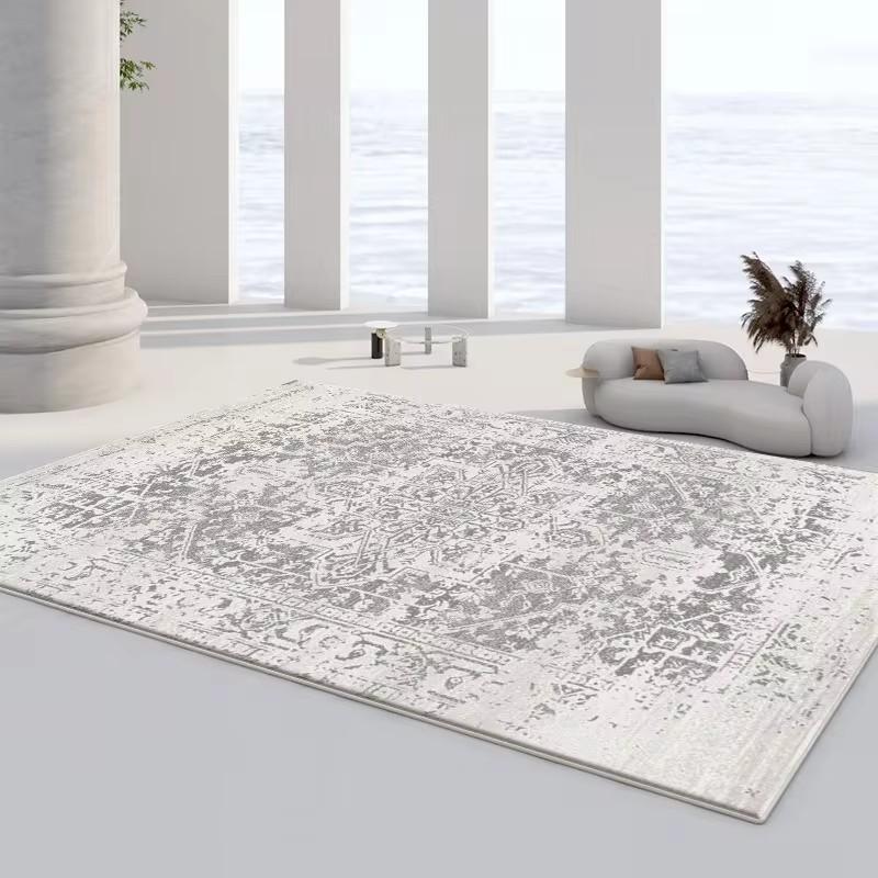 Vintage Französische Perserteppiche zur Wohnzimmerdekoration Weiche Schlafzimmer Sofa Couchtisch Bereichsteppiche Waschbare Fußmatte Heimdekor
