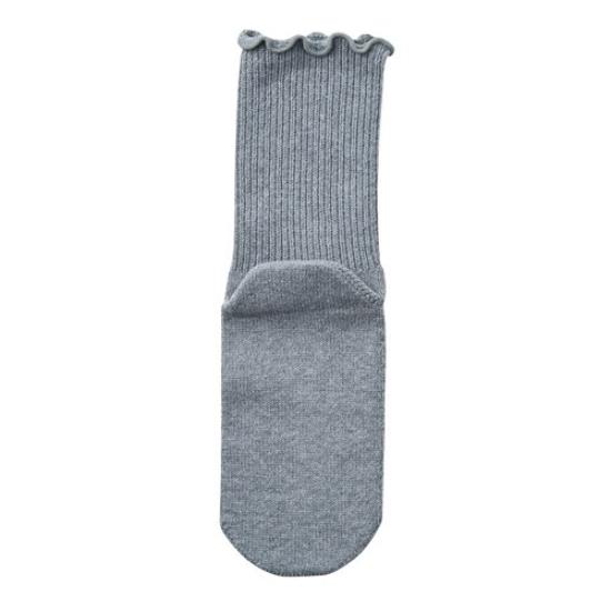 

Kobe Seishi Extra Large Socks for Elderly Suitable for Men and Large Ankle Made in Gray Care, Women, Sizes, 20-50cm Opening, Japan, серый