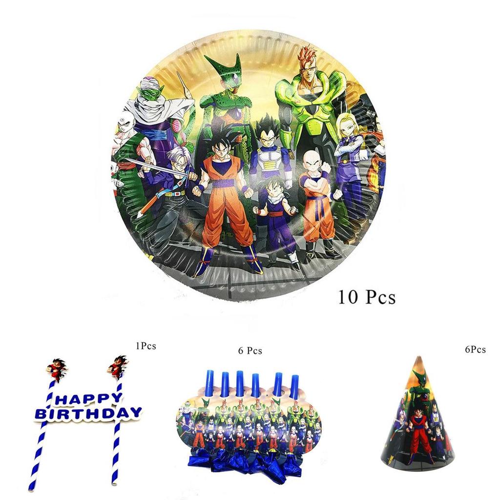Dragon Ball Z Themenparty Deko Zubehör Geschirr Für Fröhliche Geburtstagsfeiern