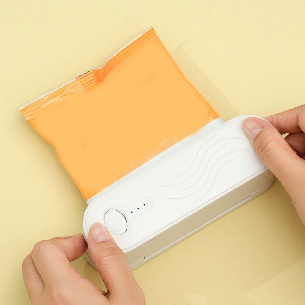 Plastic Snack Bag Sealing Machine Mini Plastic Bags Sealer Practical Heat Sealer for Kitchen