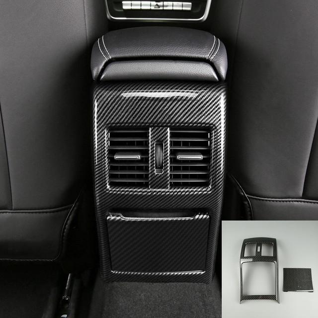 Carbon Fiber Color Center Console Water Cup Frame Decoration Trim For Mercedes Benz GLA X156 CLA C117 A Class W176 RHD LHD