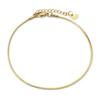 Fashion Stainless Steel Link Chain Anklet Gold Color Bracelet For Women Barefoot Beach Leg Chain Summer Jewelry Gift 23.5cm Long
