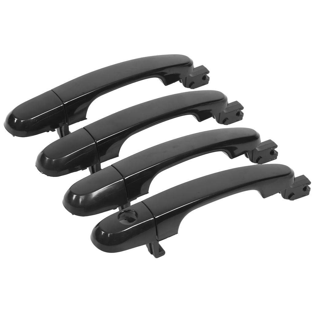 Exterior Door Handle with Cap 826511F010 Black ABS Replacement for Kia Sportage 2005‑2010