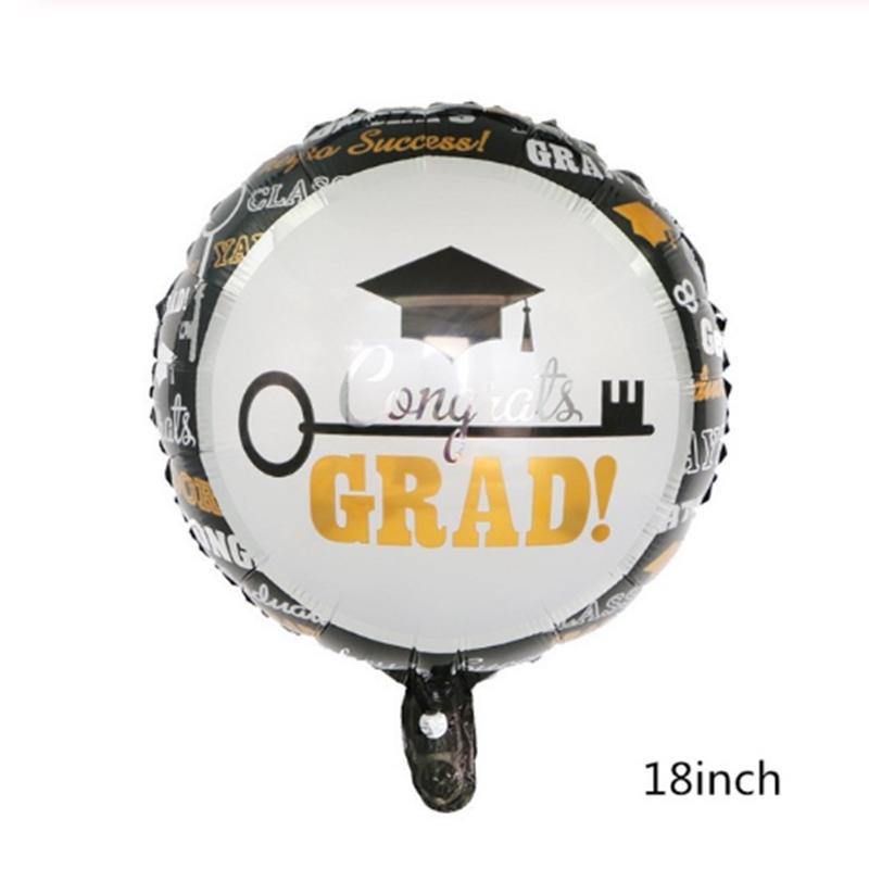 1pcs Cute Smiling Face Doctor Cap Foil Balloons Doctor Hat Balloons Kids Toys Graduation Party Decor