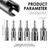 Hex Shank Nut Driver Safe High Efficient Wing Nut Driver Sockets Time Saving Slot Wing Nuts Drills Bits Sockets for Panel Nuts