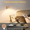 Wireless Wall Sconces Set of 2 [with Remote], Rechargeable Wall Lights Battery Operated Wall Sconce, 3 Color Temps Dimmable & 360° Rotatable,