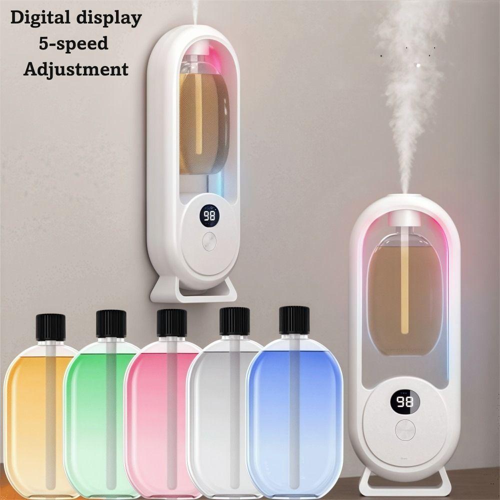Digitální displej WC Deodorizační difuzér Dobíjecí Automatický Osvěžovač vzduchu s vůní Čistička vzduchu Domov