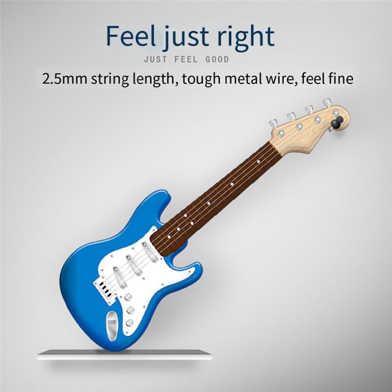 Children's guitar toys, 4-string children's electric guitar instruments, portable electronic musical instrument toys