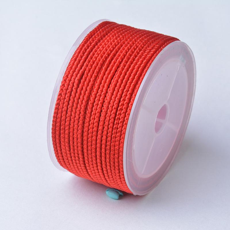 Jade Thread Woven Bracelet/Necklace: DIY Dragon Scale Pendant Lanyard, 3mm Jewelry Rope