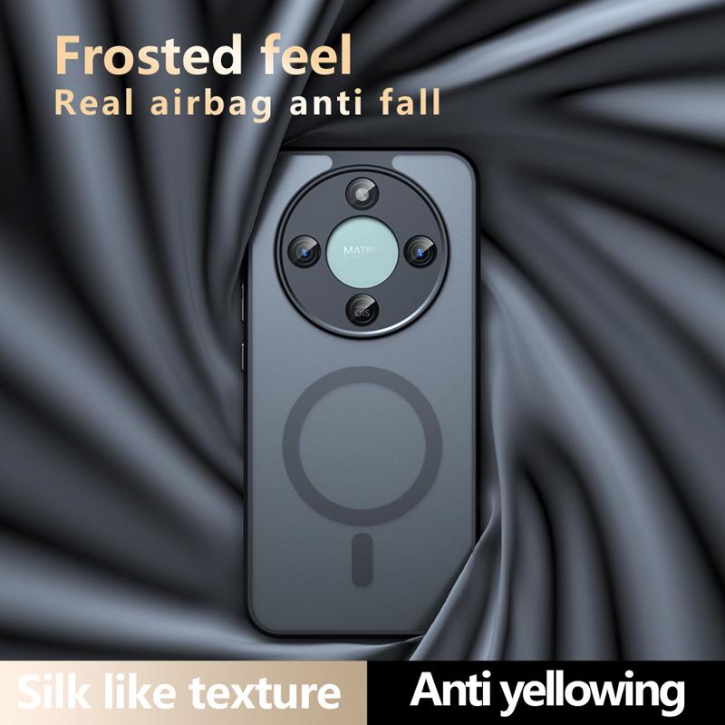 For Honor X70 Case Shockproof Magnetic Matte PC+TPU Anti-fingerprint Translucent Cover for HONOR X 70