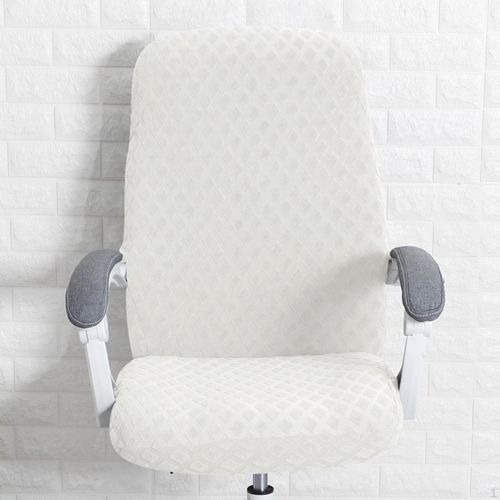 Ergonomic Chair Cover for Office and Computer Chairs White