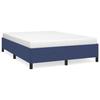 347064 vidaXL Bed Frame Blue 140x190 Cm Fabric