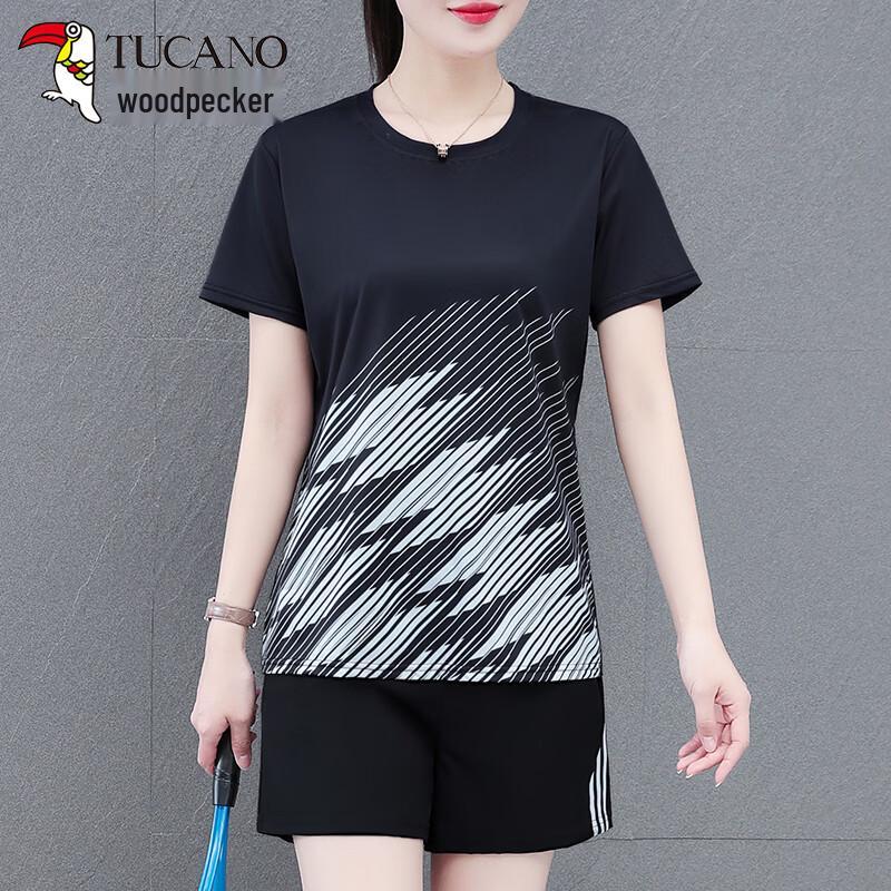 

Woodpecker Women s Quick-Dry Short Sleeve Sports T-Shirt M