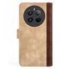 For Realme 12 4G/12+ 5G Case Color Splicing Leather Phone Cover with Wallet Card Slots