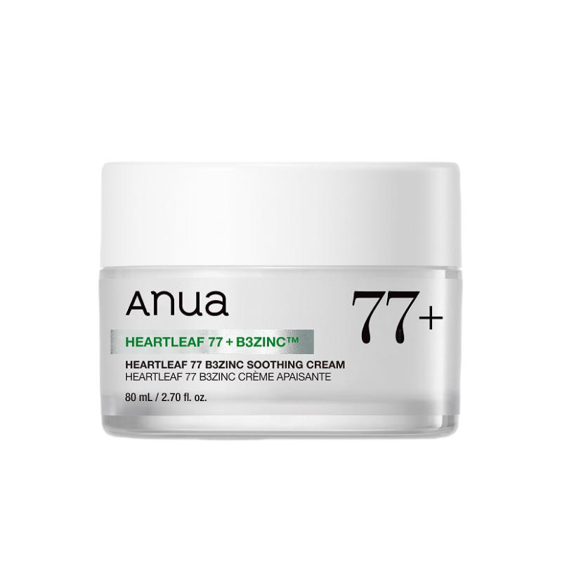 ANUA Heartleaf 77 B3 Zinc Soothing Cream Calming Brightening Barrier Care 80ml