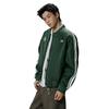 Li Ning Sports Lifestyle Series Loose Simple Printed Comfortable Casual Versatile Baseball Collar Cotton Jacket Unisex Jacket AJMV295-4