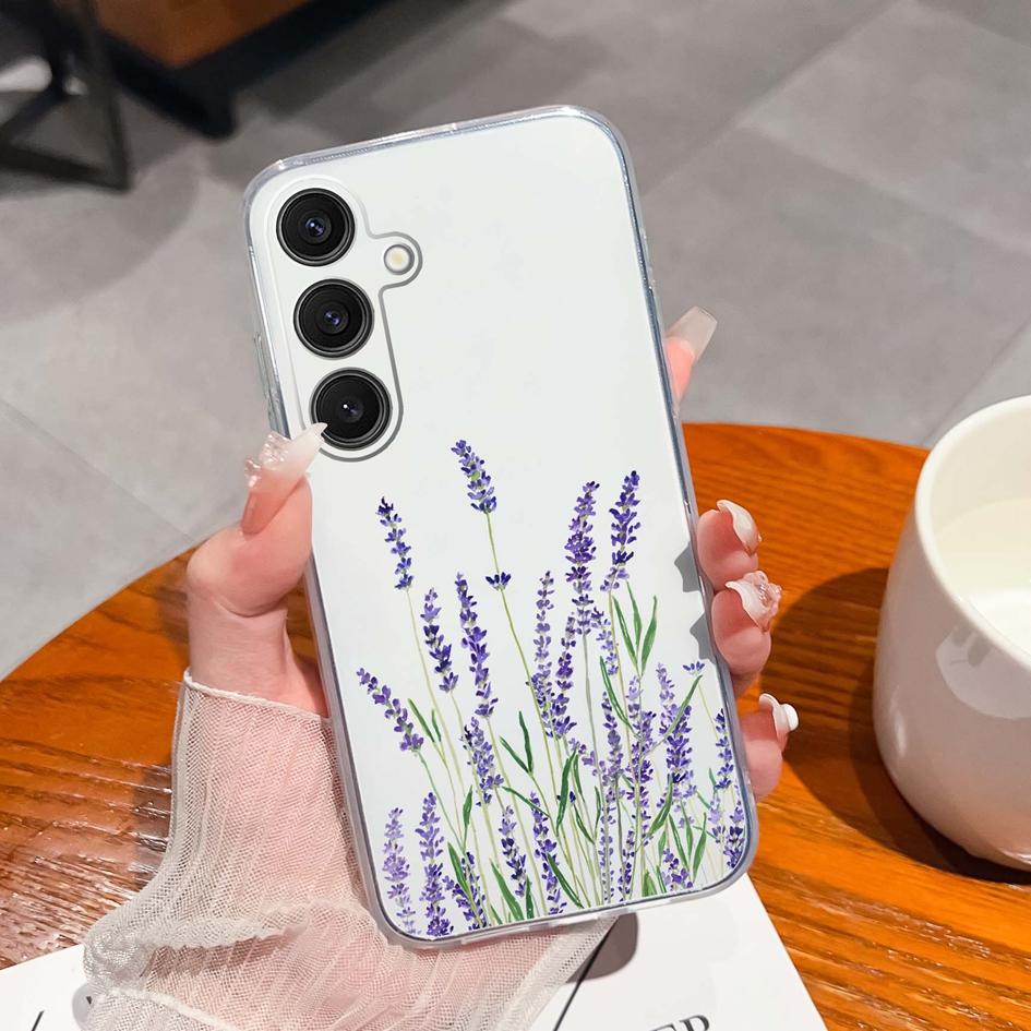 

Чехол для Samsung S25 S20 FE Lite Ultra Edge F14 F16 M06 M16 A16 A26 A36 A56 милый мультяшный девушка прозрачный силиконовый противоскользящий корпус для Samsung Shell Samsung A26 5G