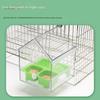 Durability Bird Feeders Two Separate Food Chambers Transparents Container Tracking Effortlessly Refill Stable Cage