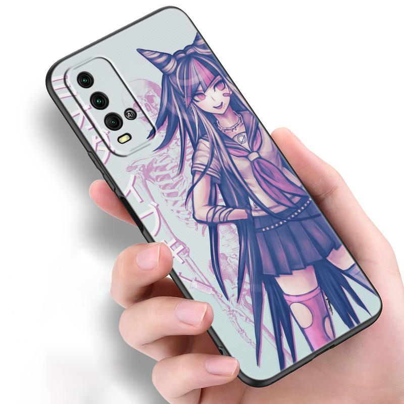 DANGANRONPA Silikonowe Etui na Telefon Dla Xiaomi Redmi Note 11 10 9 8 Pro 11T 10T 10S 9S 8T 9 9A 9C 9T Czarne Miękkie Etui Coque Funda