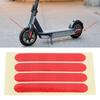 4 szt./zestaw Przednie Tylne Koło Naklejka Odblaskowa Pasuje do Hulajnogi Elektrycznej Ninebot G30 Akcesorium Czerwony