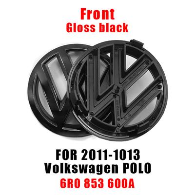 Volkswagen 120mm 110mm Car Logo Emblem Hood Front And Rear Tail Mark Rear Badge 6R0853600A Accessory For VW Polo 2011 2012 2013