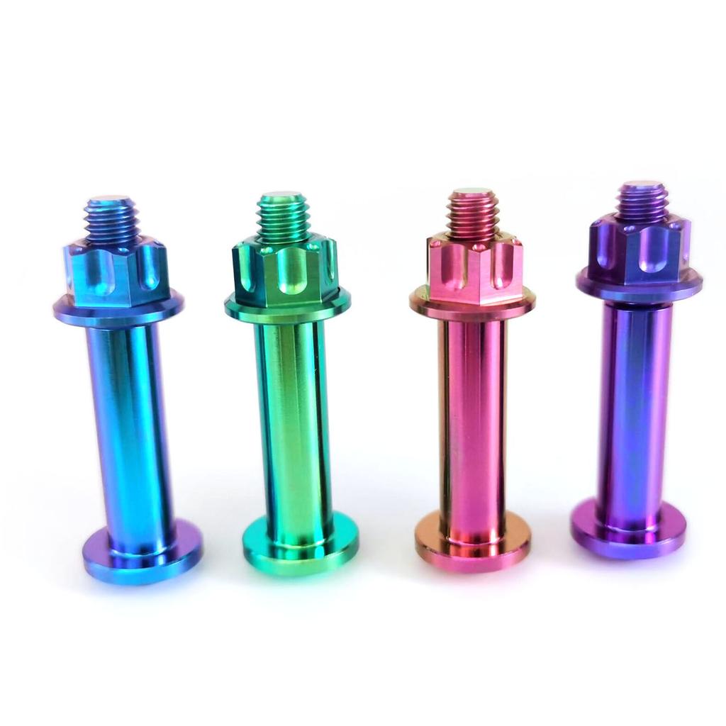 Tmj Titanium Alloy Bolts Motorcycle Brake Lever Screw for Rod Screws Straight Push Hydraulic Pump Screw and 1Nut