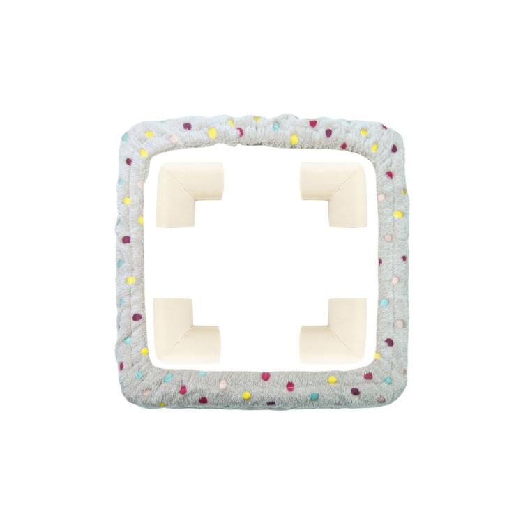 25/40cm Square Gripper Strips Frame Cover Punch Needle Frame Cover for Quilting