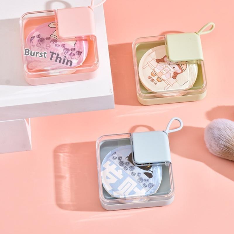 Transparent Powder Puff Beauty Egg Storage Box Safe Plastic Material Multifunctional Waterproof Dustproof Cosmetic Storage Box