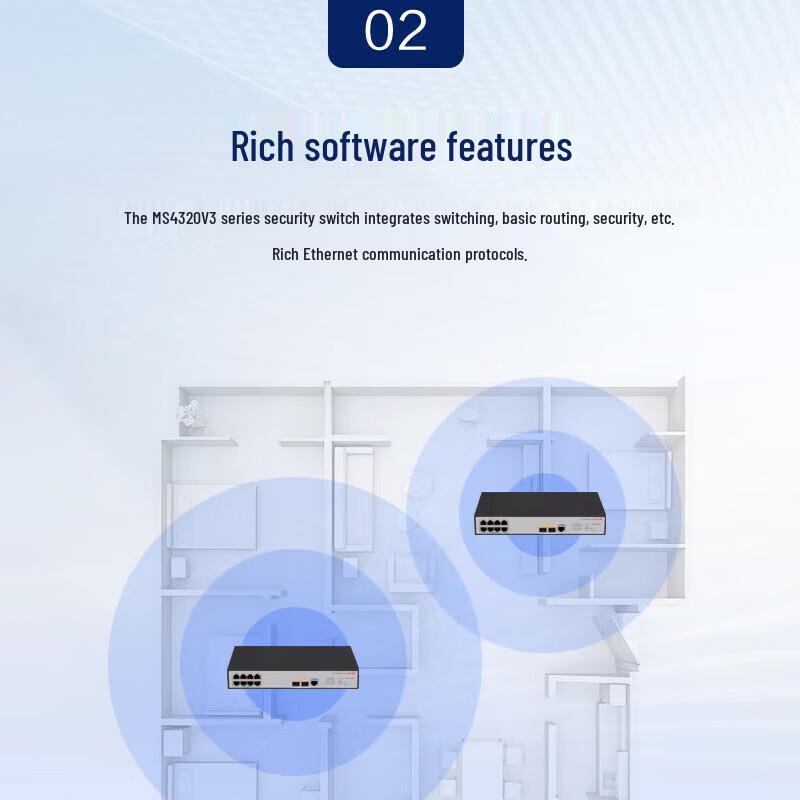 H3C 10-Port Managed Gigabit Ethernet Security Switch