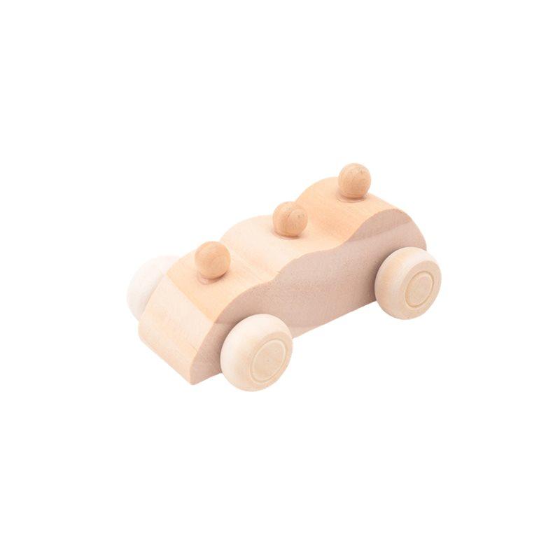 M-Modern-18 Pack DIY Wood Car Unfinished Wooden Cars To Paint Wooden Craft Cars For Home Activities Craft Projects Family D