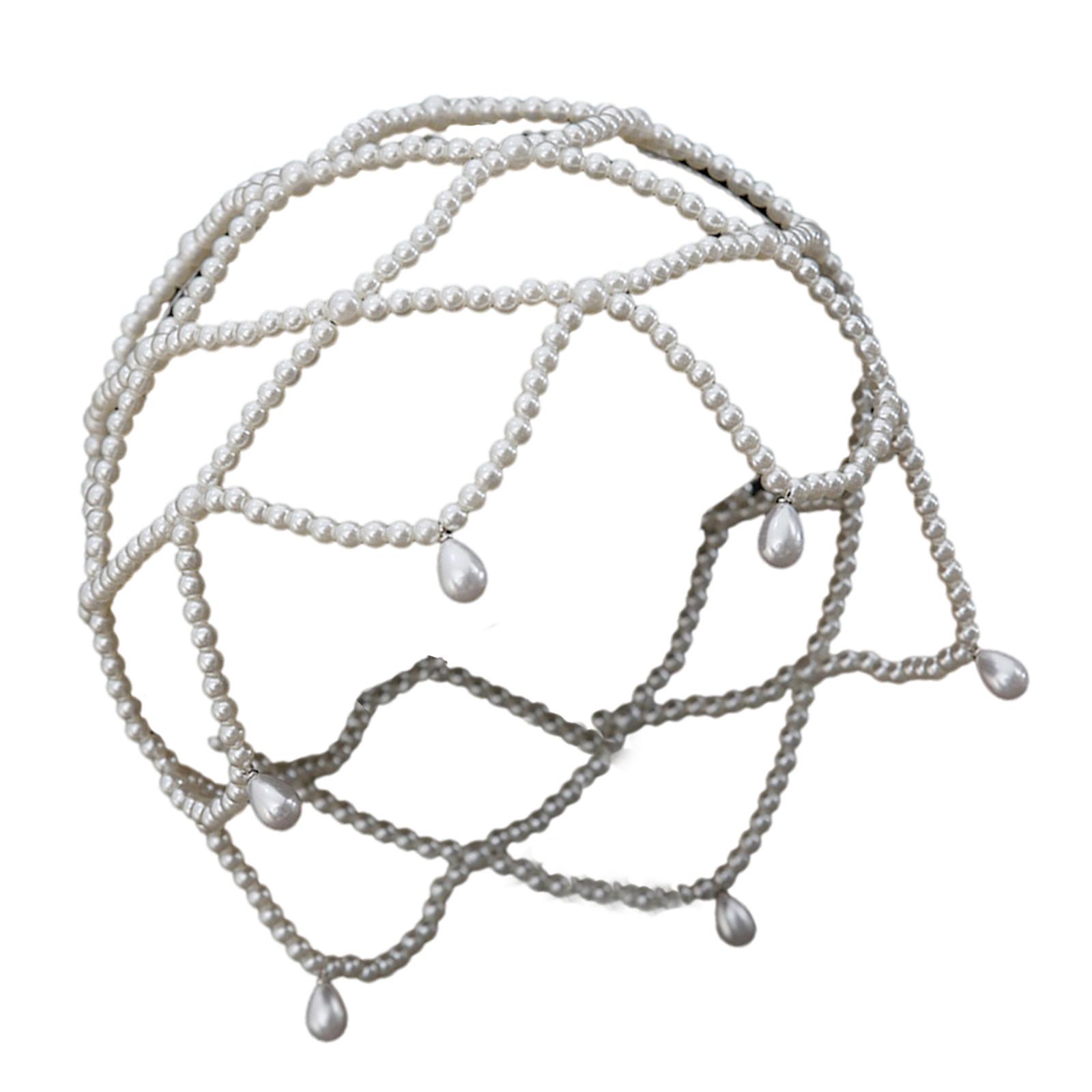 

Шляпа ручной работы из жемчуга, элегантная шляпа невесты, женская повседневная свадебная накладка для волос для невесты и гостей свадьбы разноцветный