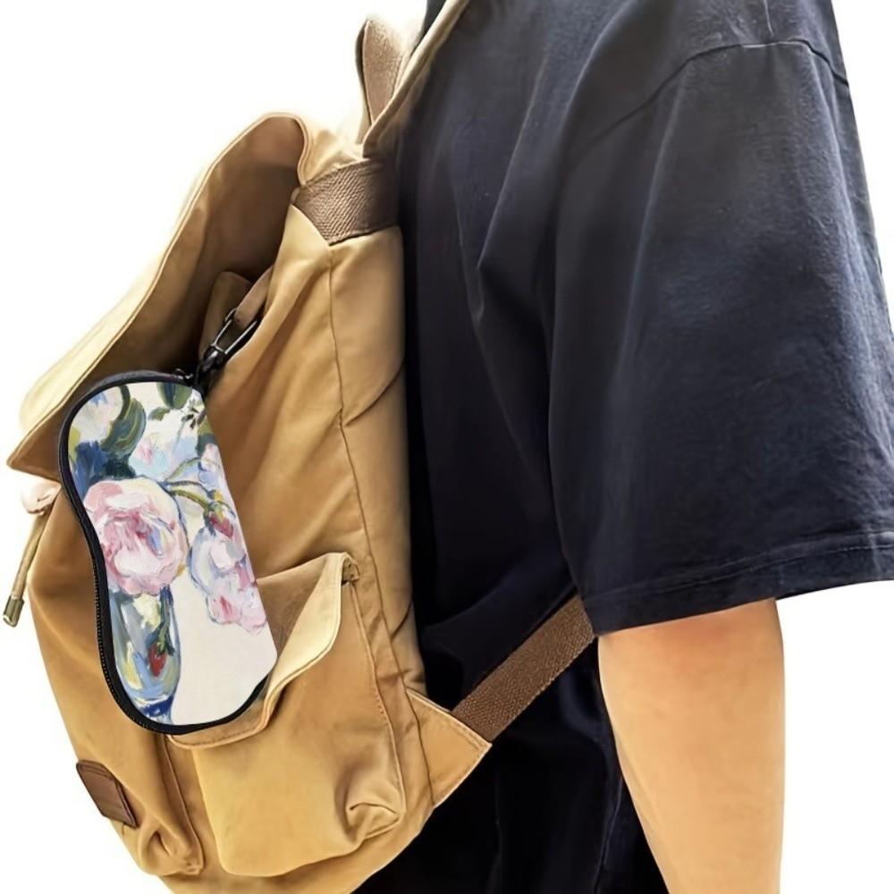 Hanging Sunglasses Case Cartoon Sunglasses Holder Fashion Reading Glass Pouch Eyewear Accessories