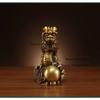 1pc Metal Dragon Ornament Zodiac Dragon Mascot Apartment, Shop Decoration Metal Handicrafts Feng Shui Accessories Animal Model