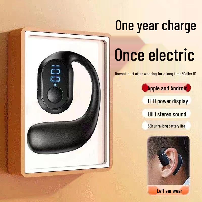 Long-Lasting Bluetooth Headphones with In-Ear and Over-Ear Options & Digital Display
