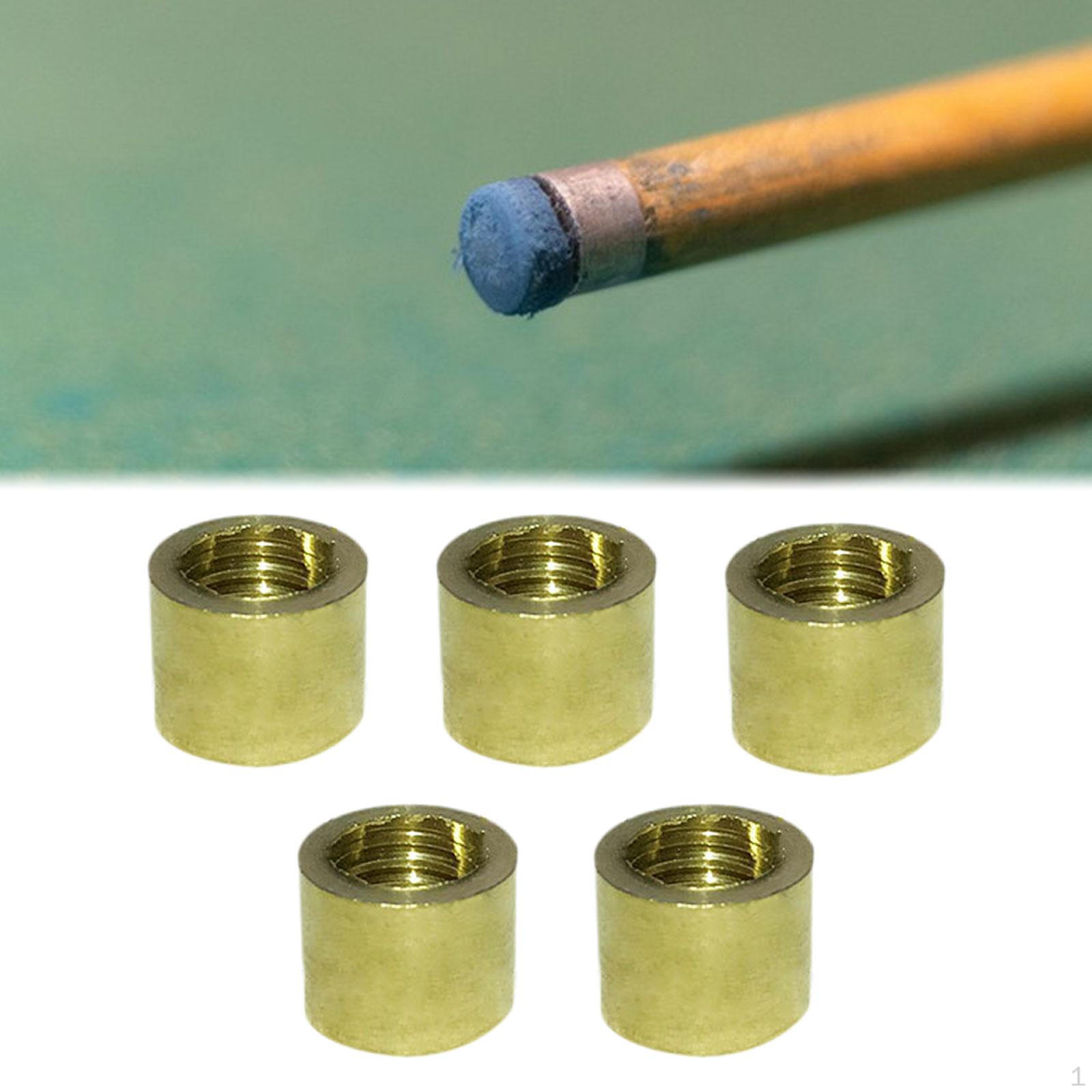 

5 шт. наконечников для бильярдных киев, компоненты для снукера, наконечники 9mm Thread