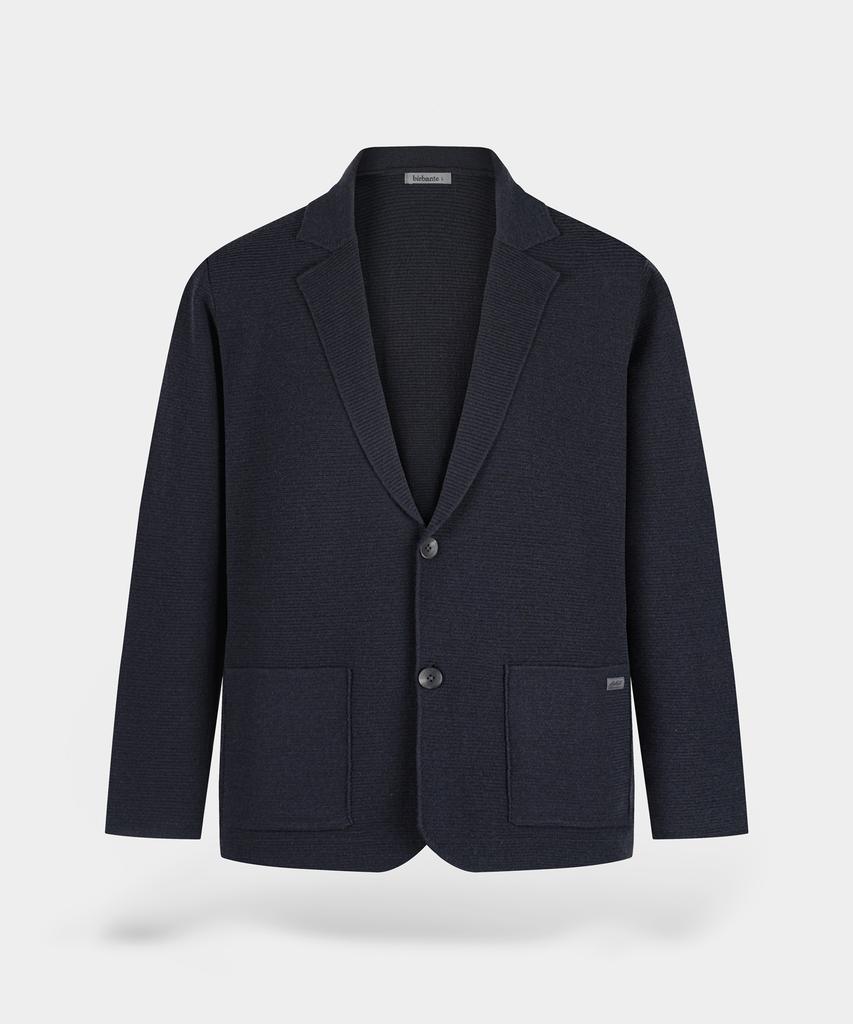 Birbante Soft Washable Jacket Cardigan - Dark Navy