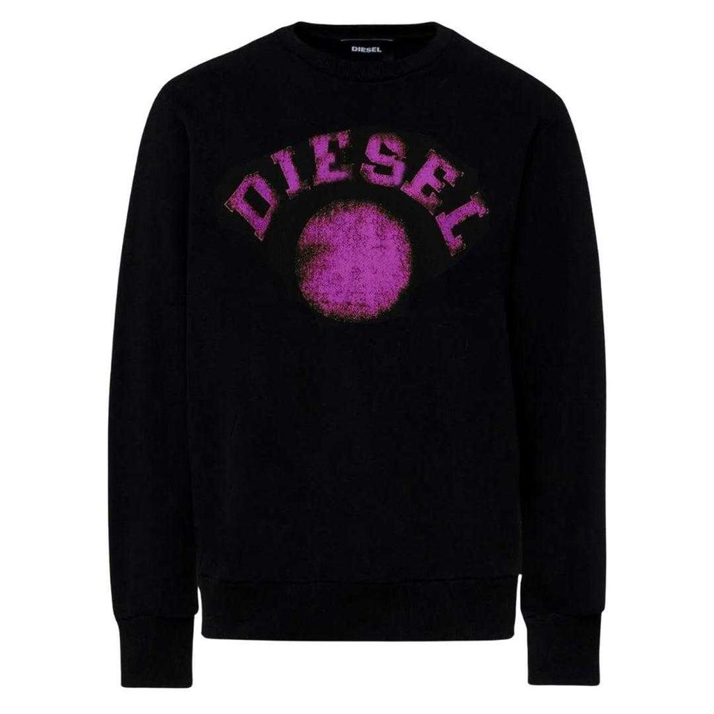 Diesel Mens Faded Dot Logo Sweatshirt