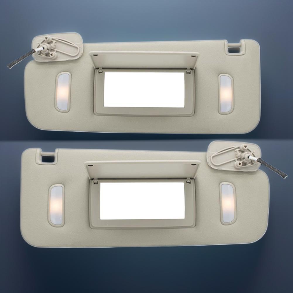 Left & Right Car Sun Shade Replace 22850306 22850310 Car Interior Sun Visor Panel for Chevy Avalanche Silverado Suburban Tahoe