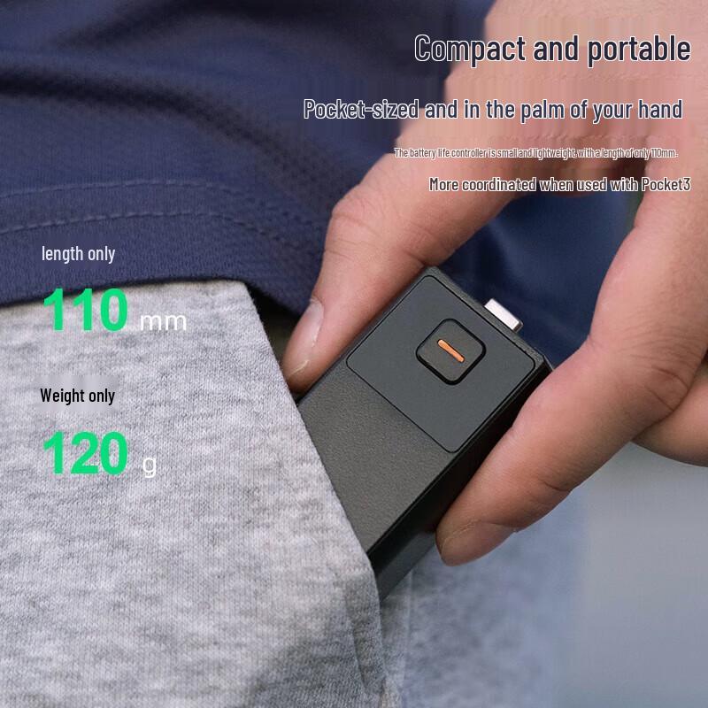LKTOP Extended Battery Handle for DJI Pocket 3